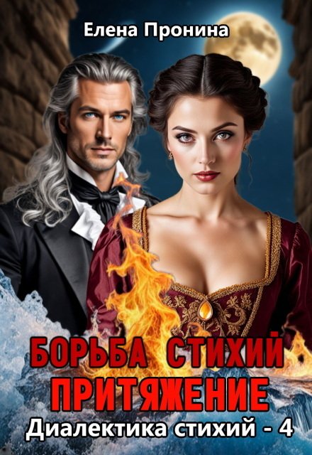 Обложка книги «Борьба стихий. Притяжение» — Елена Пронина, ISBN 9785524051974