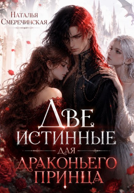 Обложка книги «Две Истинные для Драконьего принца» — Наталья Смеречинская, ISBN 9785524012258
