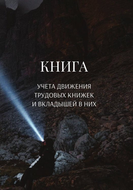 Обложка книги «Книга учета трудовых книжек и вкладыщей к ним» — автора нет, ISBN 9785521888108