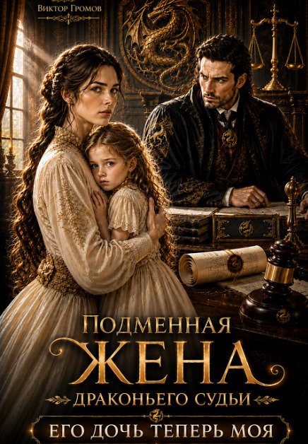 Обложка книги «Подменная жена драконьего судьи. Его дочь теперь моя» — Виктор Громов, ISBN 9785524044679