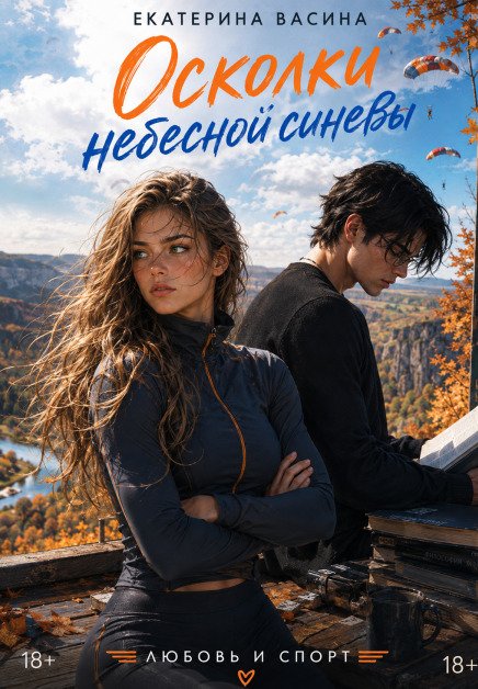 Обложка книги «Осколки небесной синевы» — Екатерина Васина, ISBN 9785524051288