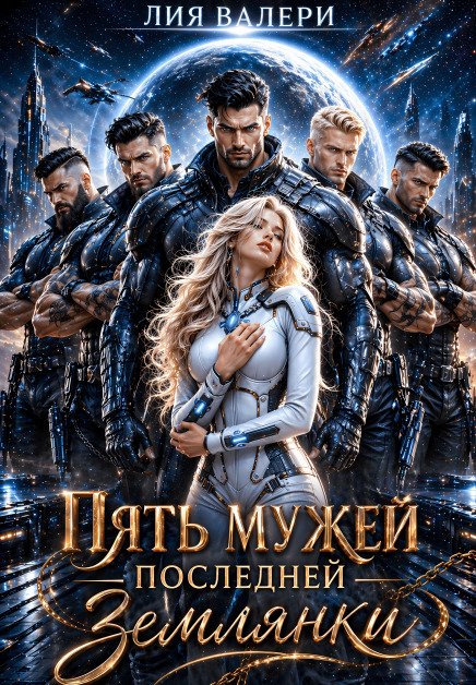 Обложка книги «Пять мужей последней землянки» — Лия Валери, ISBN 9785524016218