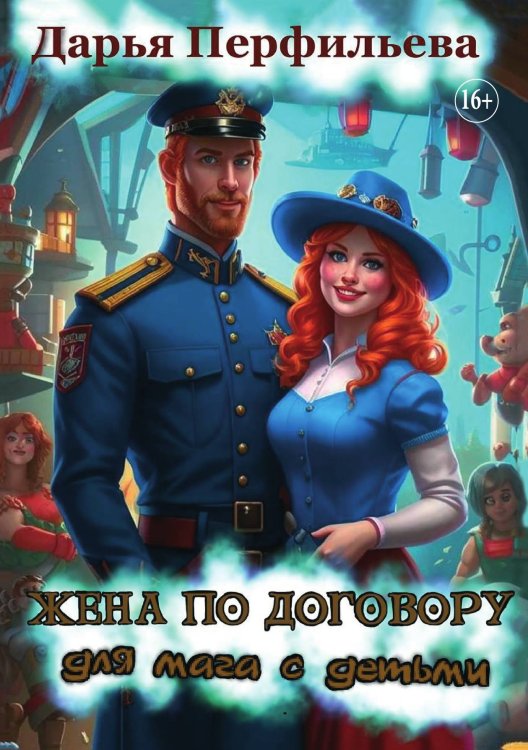 Обложка книги «Жена по договору для мага с детьми» — Дарья Перфильева, ISBN 9785521931453