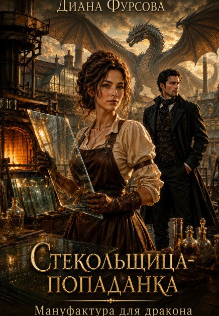 Обложка книги «Стекольщица-попаданка. Мануфактура для дракона» — Диана Фурсова, ISBN 9785524034205