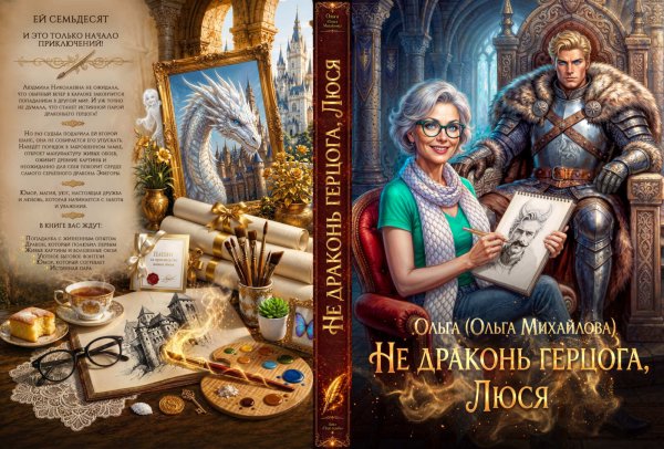 Обложка книги «Не драконь герцога, Люся!» — Ольга (Ольга Михайлова), ISBN 9785524019448