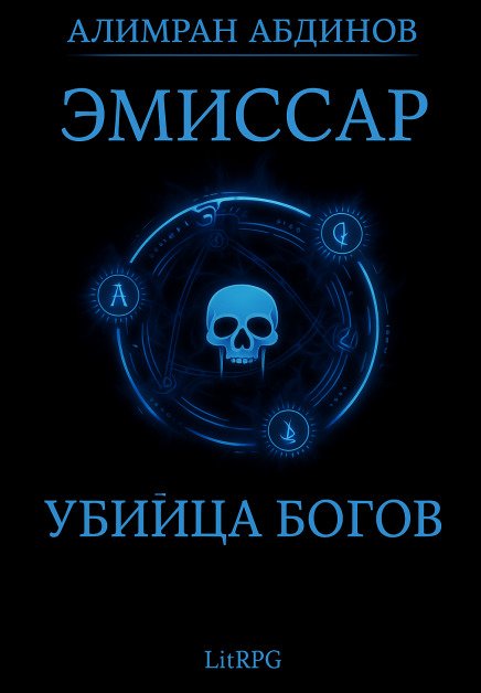 Обложка книги «Эмиссар 8: Убийца Богов» — Алимран Абдинов, ISBN 9785524021304