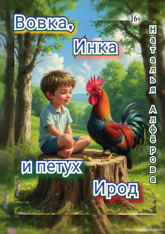 Обложка книги «Вовка, Инка и петух Ирод» — Наталья Алфёрова, ISBN 9785521941049