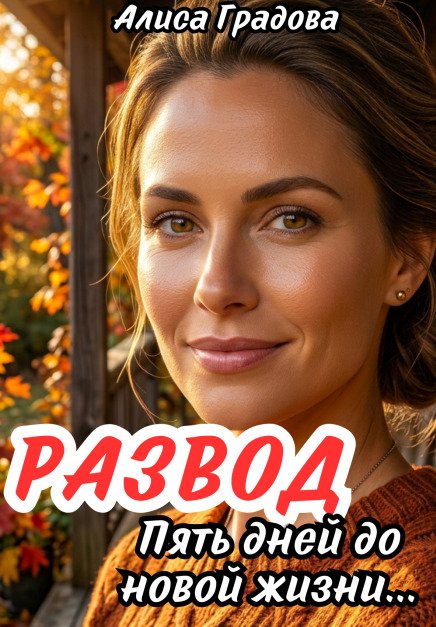 Обложка книги «Развод. Пять дней до новой жизни...» — Алиса Градова, ISBN 9785524055941