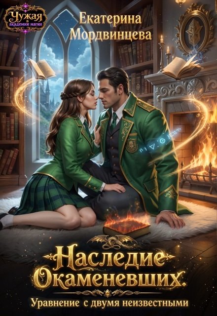 Обложка книги «Наследие Окаменевших. Уравнение с двумя неизвестными» — Екатерина Мордвинцева, ISBN 9785524041418