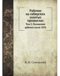 Рабочие на сибирских золотых промыслах