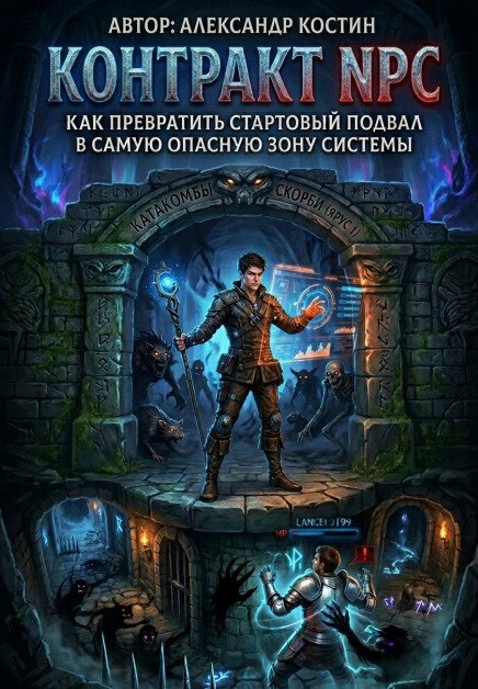 Обложка книги «Контракт Npc: Эволюция подвала в самую опасную зону Системы» — Александр Костин., ISBN 9785524062277