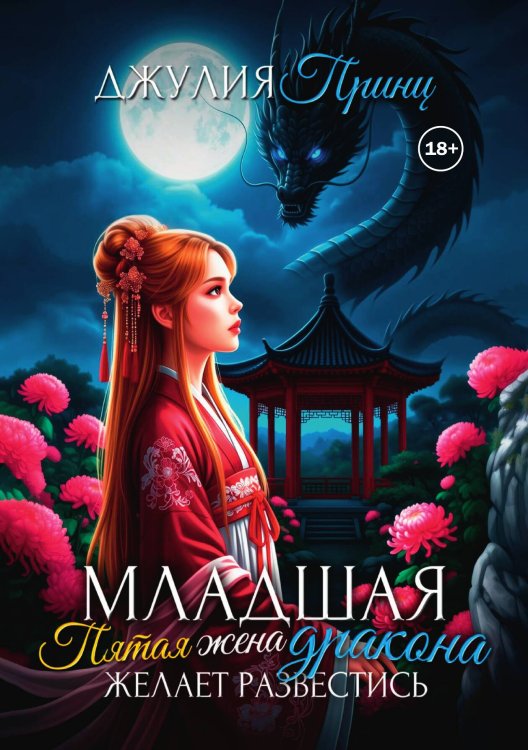 Обложка книги «Младшая пятая жена дракона желает развестись» — Джулия Принц, ISBN 9785524005106