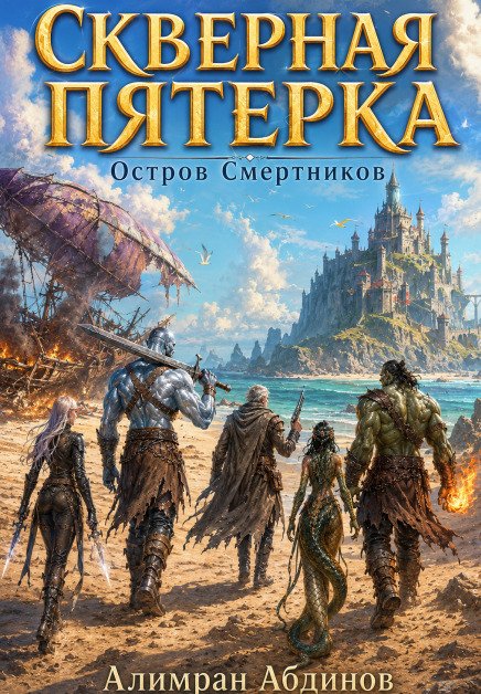 Обложка книги «Скверная Пятерка: Сезон 1: Остров Смертников (серия 1)» — Алимран Абдинов, ISBN 9785524020970