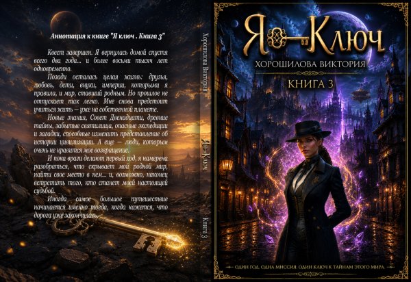 Обложка книги «Я - Ключ. Книга 3» — Виктория Хорошилова, ISBN 9785524021540
