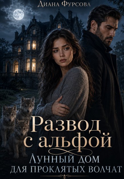 Развод с альфой. Лунный дом для проклятых волчат Обложка книги «Развод с альфой. Лунный дом для проклятых волчат» — Диана Фурсова, ISBN 9785524019349