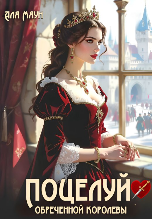 Обложка книги «Поцелуй обреченной королевы» — Аля Мяун, ISBN 9785521998111