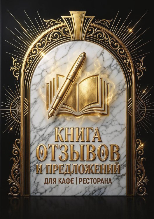 Обложка книги «Книга отзывов и предложений длия ресторана или кафе, дизайн: Ментранпаж, 40 страниц, А5.» — Нет автора, ISBN 9785521985074