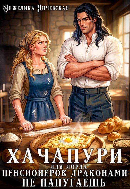 Обложка книги «Хачапури для лорда,или Пенсионерок драконами не напугаешь» — Анжелика Янчевская, ISBN 9785524028648