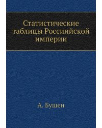 Статистические таблицы Россиийской империи