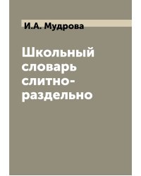 Школьный словарь слитно-раздельно