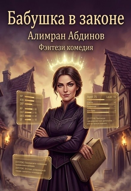 Обложка книги «Бабушка в Законе» — Алимран Абдинов, ISBN 9785524013989