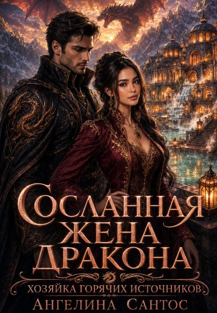 Обложка книги «Сосланная жена дракона. Хозяйка горячих источников» — Ангелина Сантос, ISBN 9785524044921