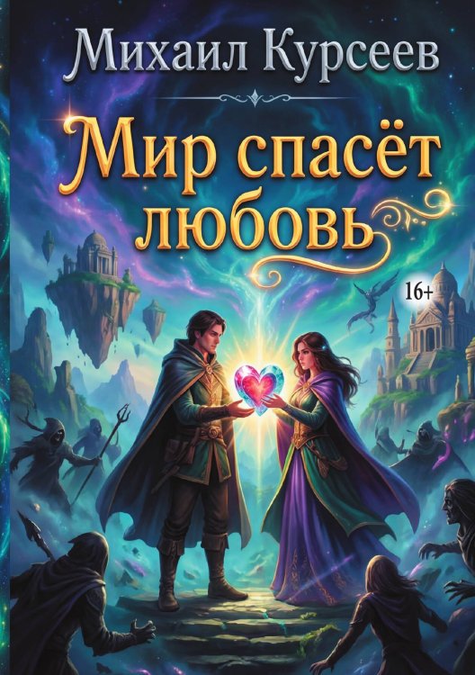 Обложка книги «Мир спасёт любовь» — Михаил Курсеев, ISBN 9785006103153