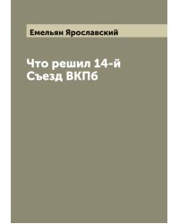 Что решил 14-й Съезд ВКПб