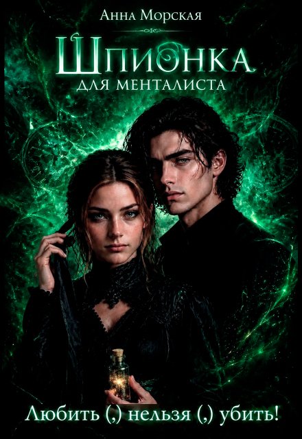 Обложка книги «Шпионка для менталиста. Любить (,) нельзя (,) убить!» — Анна Морская, ISBN 9785524018526