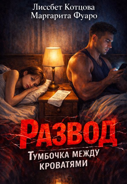 Обложка книги «Развод.Тумбочка между кроватями» — Маргарита Фуаро; Лиссбет Котцова, ISBN 9785524042811