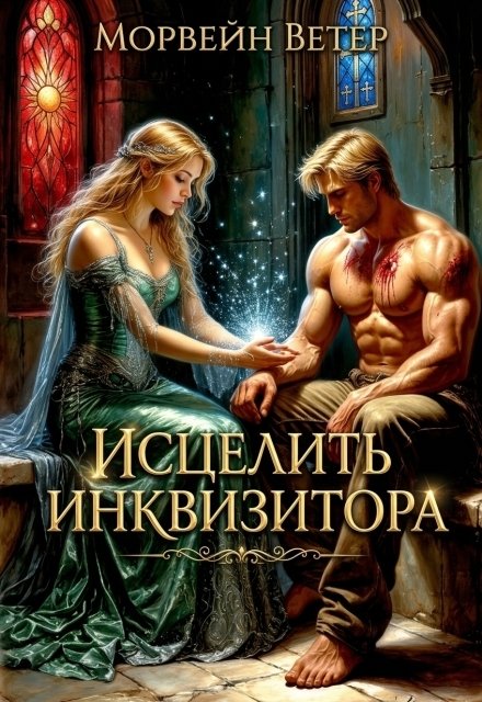 Обложка книги «Исцелить инквизитора» — Морвейн Ветер, ISBN 9785524057082