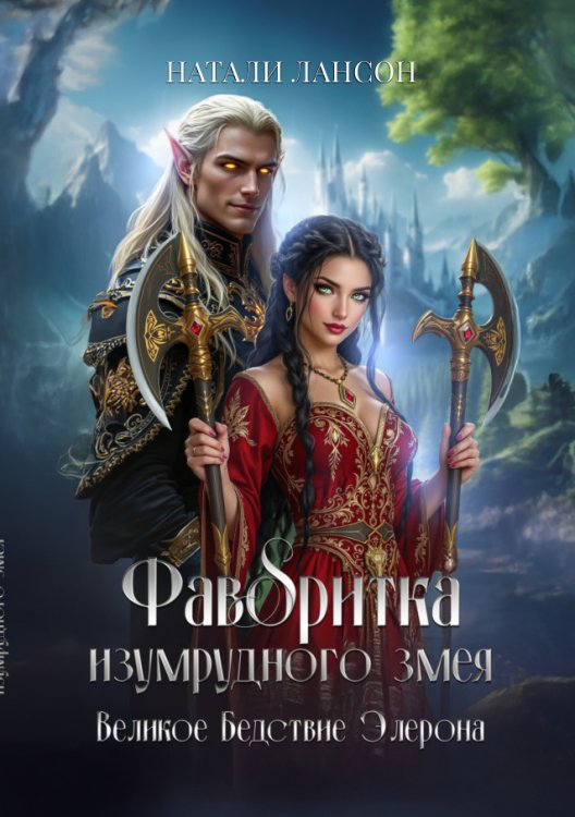 Обложка книги «Фаворитка изумрудного змея» — Натали Лансон, ISBN 9785524049346