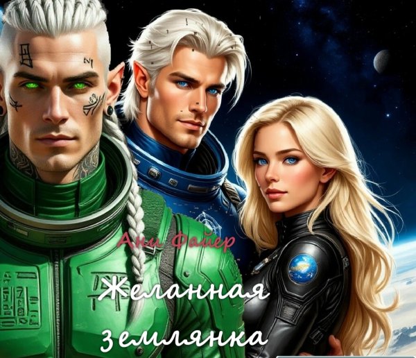 Обложка книги «Желанная землянка» — Ани Файер, ISBN 9785524042118