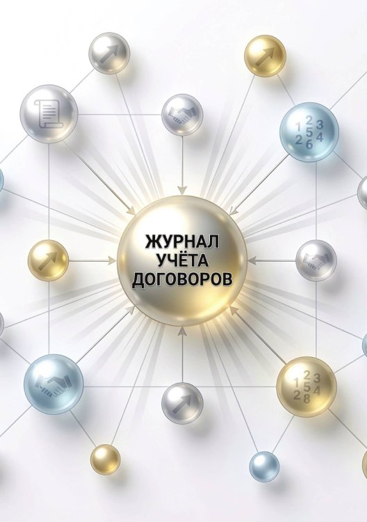 Обложка книги «Журнал учета договоров, А5, 100 страниц, дизайн "Метранпаж", мягкая обложка» — Нет автора, ISBN 9785521986644