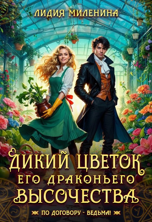 Обложка книги «Дикий цветок Его драконьего Высочества» — Лидия Миленина, ISBN 9785524015709