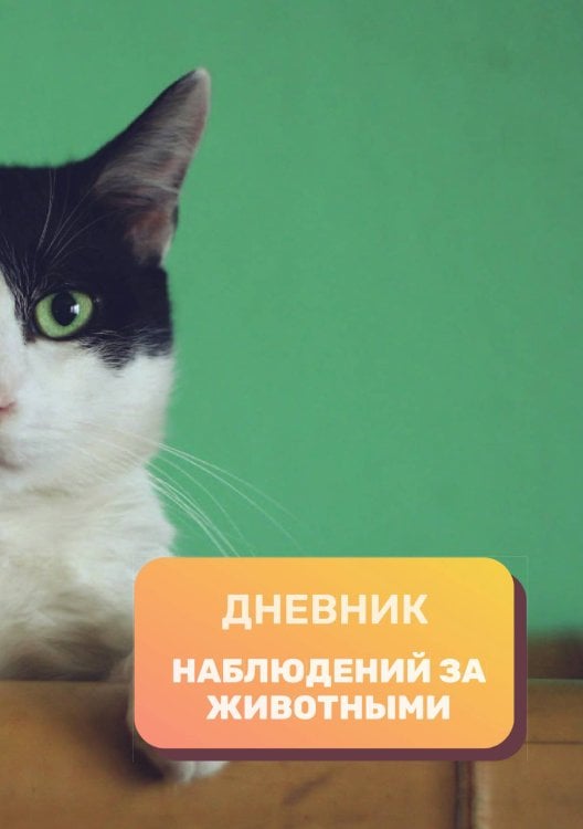Обложка книги «Дневник наблюдения за животными, универсальный» — автора нет, ISBN 9785521890248