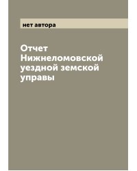 Отчет Нижнеломовской уездной земской управы