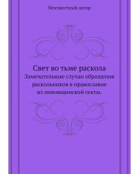 Свет во тьме раскола