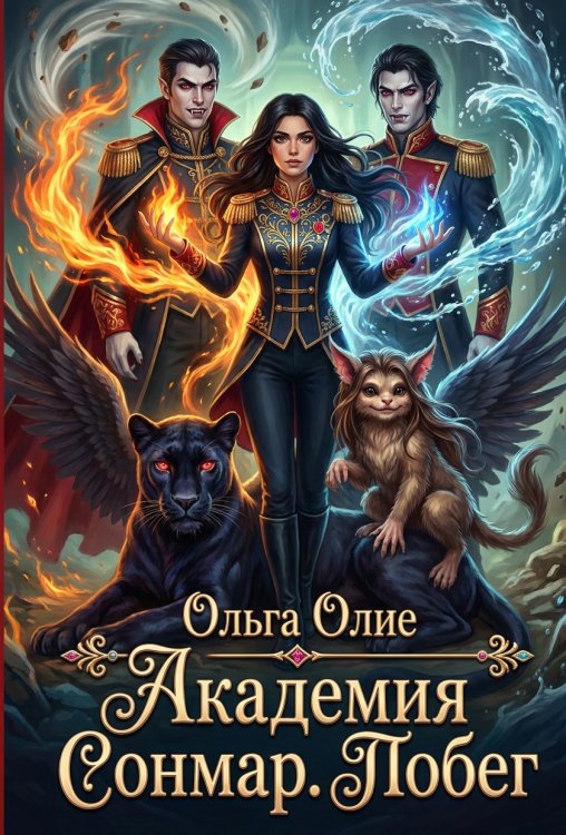 Обложка книги «Академия Сонмар. Побег» — Ольга Олие, ISBN 9785524030368