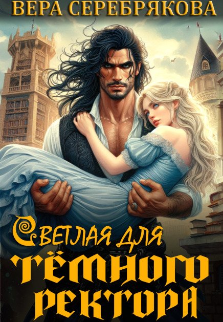 Обложка книги «Светлая для тёмного ректора» — Вера Серебрякова, ISBN 9785524027733