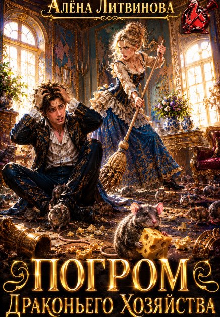 Обложка книги «Погром драконьего хозяйства» — Алена Литвинова, ISBN 9785524061836
