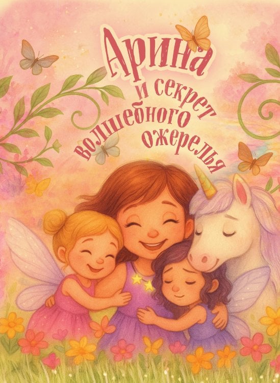 Обложка книги «Арина и секрет волшебного ожерелья. Именная книга для девочек с заданиями» — Нет автора, ISBN 9785042281044