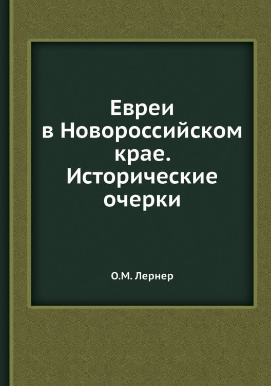 Евреи в Новороссийском крае. Исторические очерки