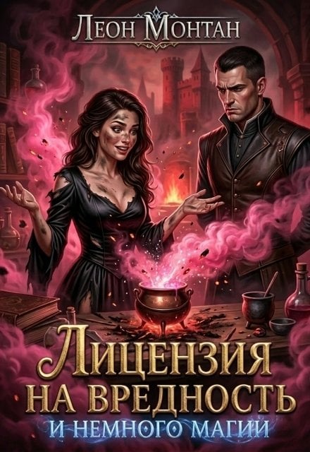 Обложка книги «Лицензия на вредность» — Леон Монтан, ISBN 9785524028792