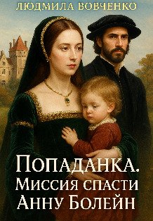 Обложка книги «Попаданка. Миссия спасти Анну Бойлен.» — Людмила Вовченко, ISBN 9785524036520