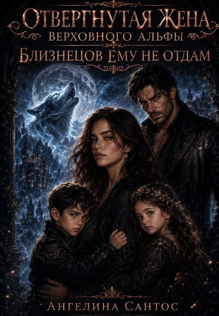 Обложка книги «Отвергнутая жена Верховного альфы. Близнецов ему не отдам» — Ангелина Сантос, ISBN 9785524044778