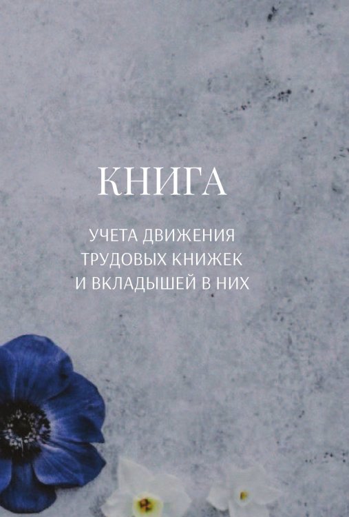 Обложка книги «Книга учета трудовых книжек и вкладыщей к ним» — автора нет, ISBN 9785521888504