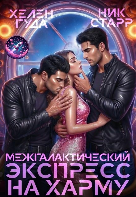 Обложка книги «Межгалактический экспресс на Харму» — Ник Старр; Хелен Гуда, ISBN 9785524024152