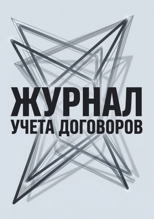 Обложка книги «Журнал учета договоров, А5, 100 страниц, дизайн "Метранпаж", мягкая обложка» — Нет автора, ISBN 9785521986804