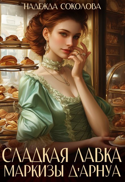 Обложка книги «Сладкая лавка маркизы Дарнуа» — Надежда Соколова, ISBN 9785524040497